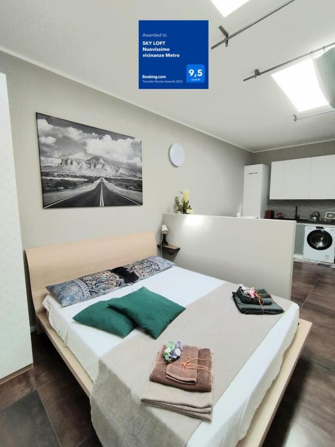 Apartamento Sky Loft Nuovissimo Vicinanze Metro Turín Exterior foto